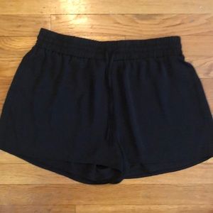 Black Silk Shorts